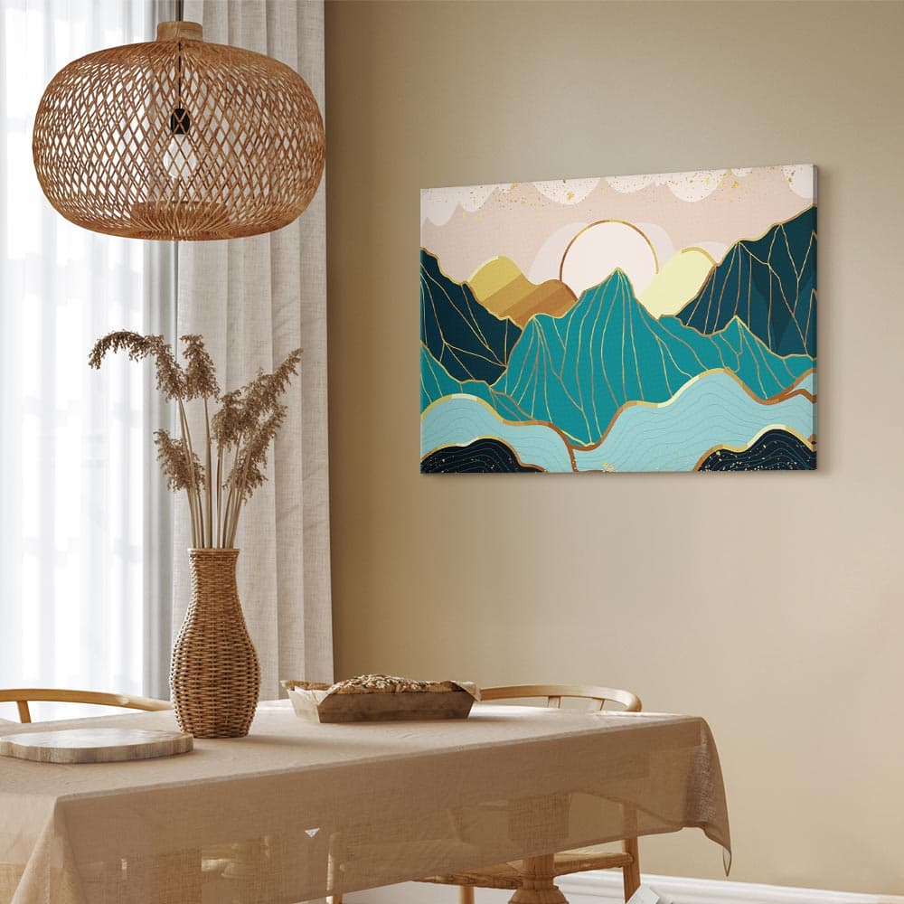 Canvas print Zielone pastwiska szeroki 30×20 cm, standard canvas