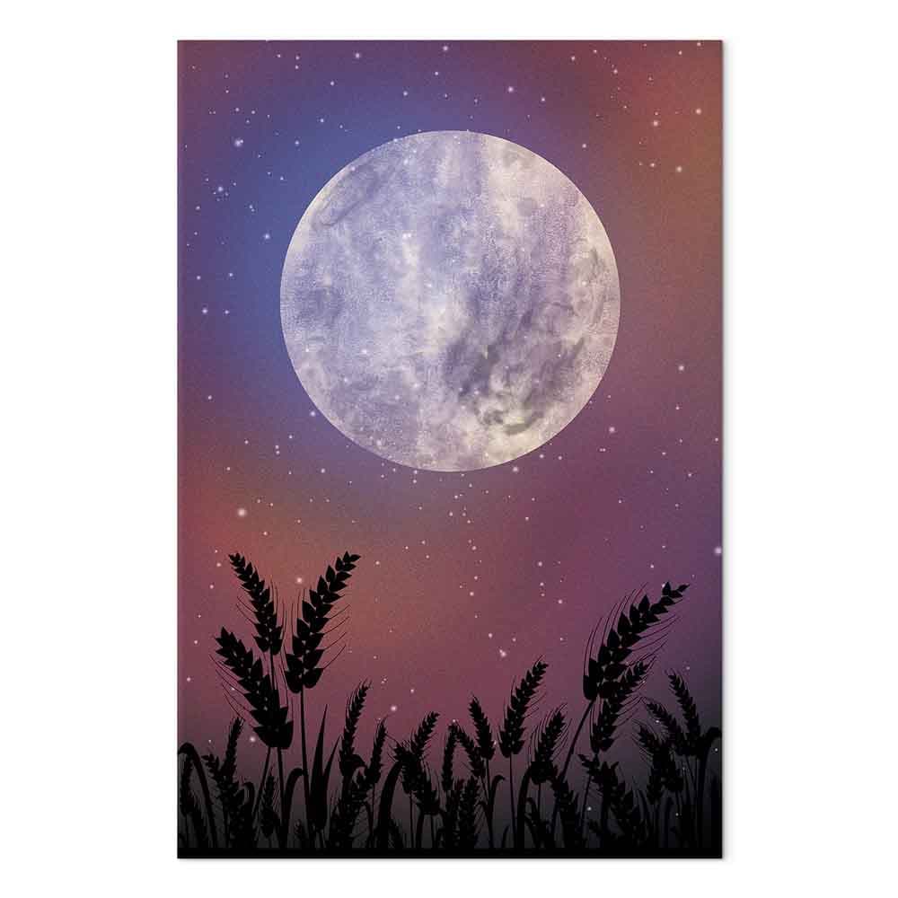 Obraz na płótnie Noc na wsi 20×30 cm, płótno standard