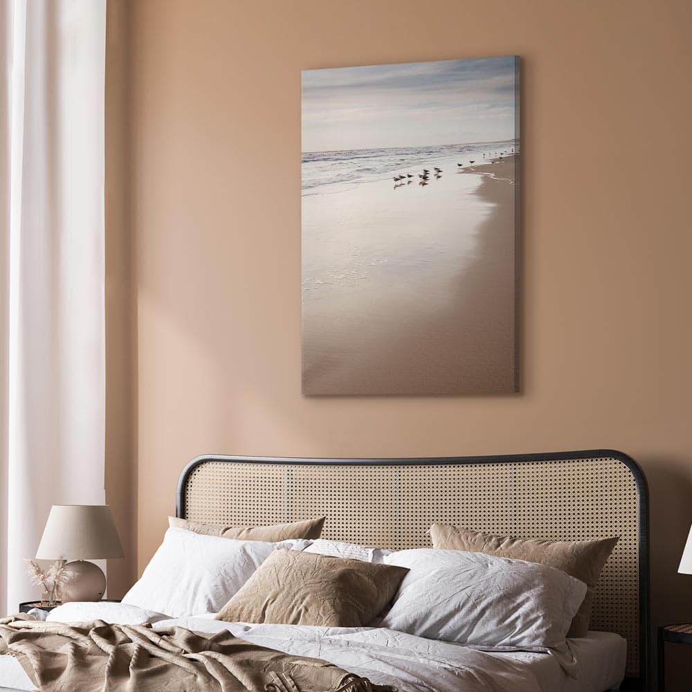 Картина на холсте Jesienna plaża 80×120 см, стандартный холст