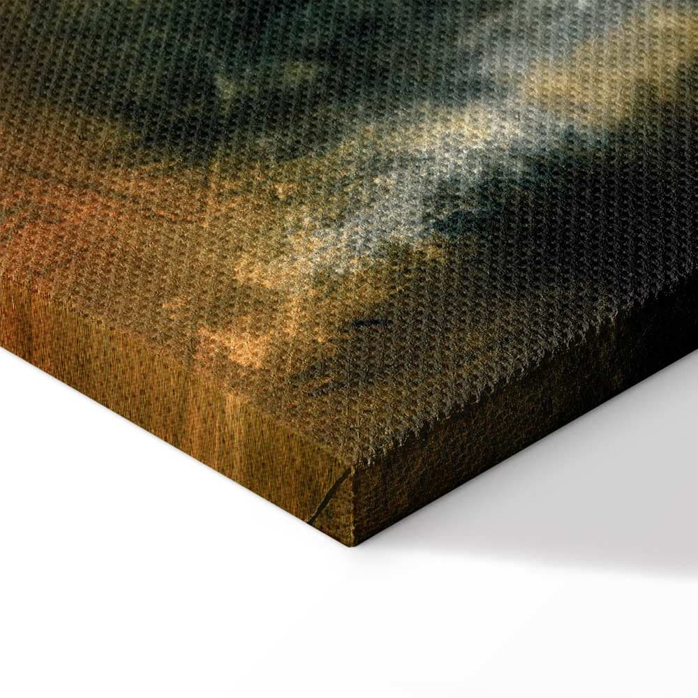 Obraz na płótnie Dostojne świerki szeroki 30×20 cm, płótno standard