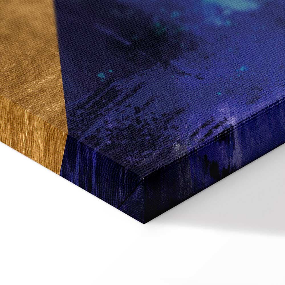 Canvas print Złota geometria szeroki 90×60 cm, Italian canvas