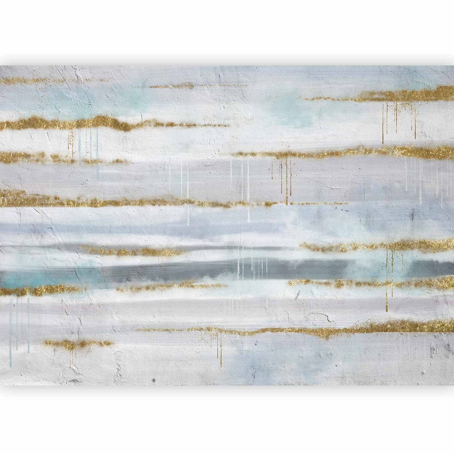 Fototapeta Modernistyczne tło - deseń w abstrakcyjne pasy ze złotymi deseniami 100×70 cm, flizelina standard