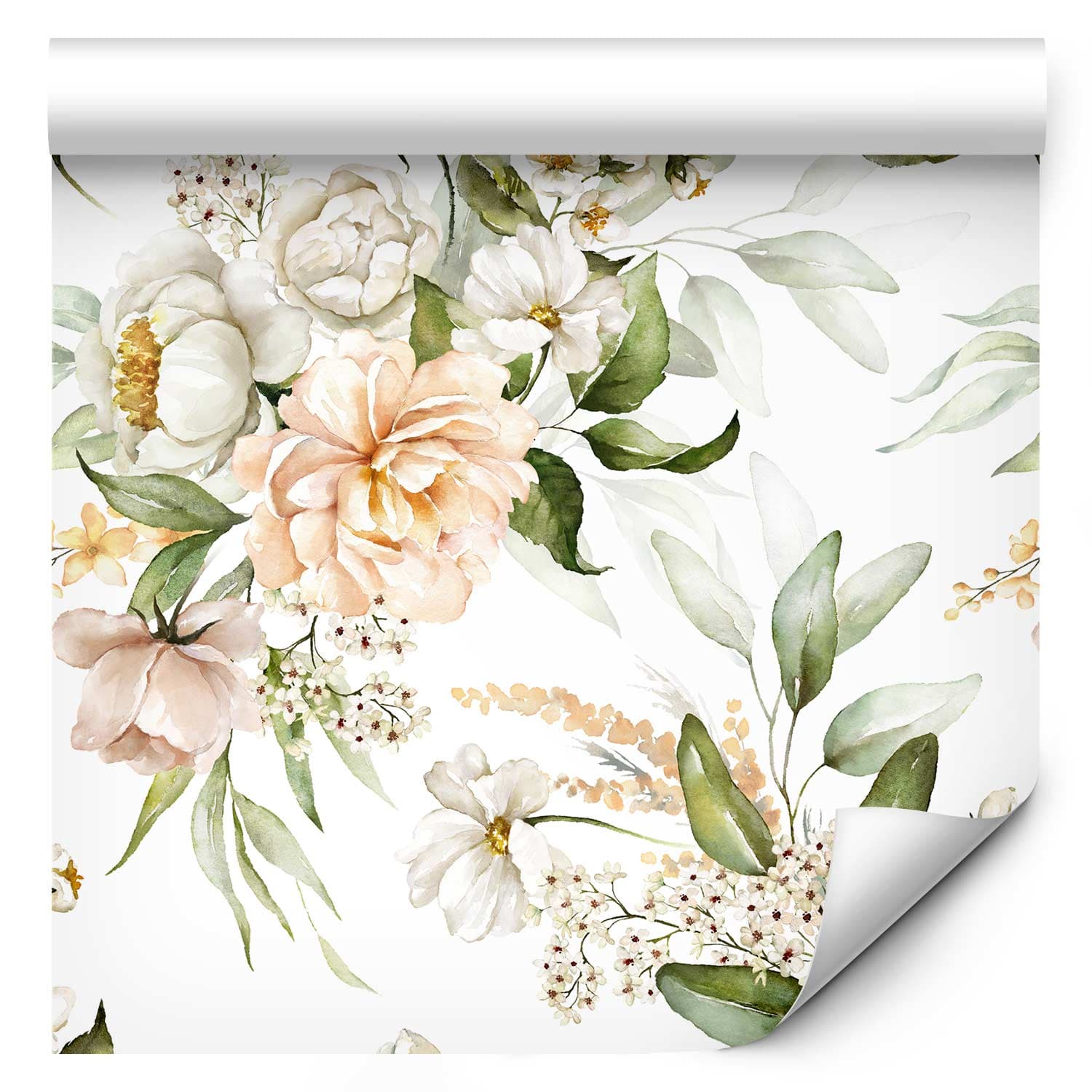 Wallpaper Kwiaty w chmurach 50×1000 cm, standard non-woven