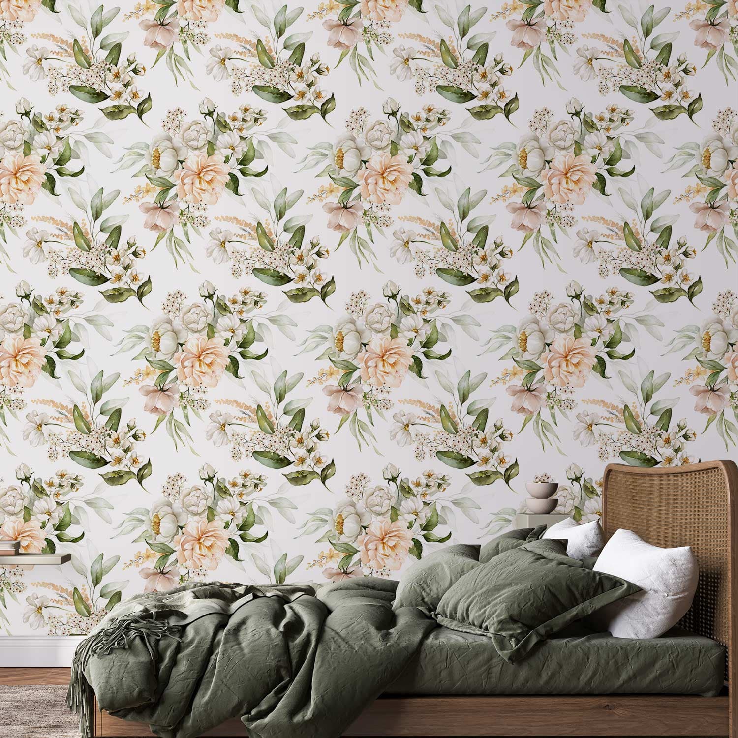 Wallpaper Kwiaty w chmurach 50×1000 cm, standard non-woven