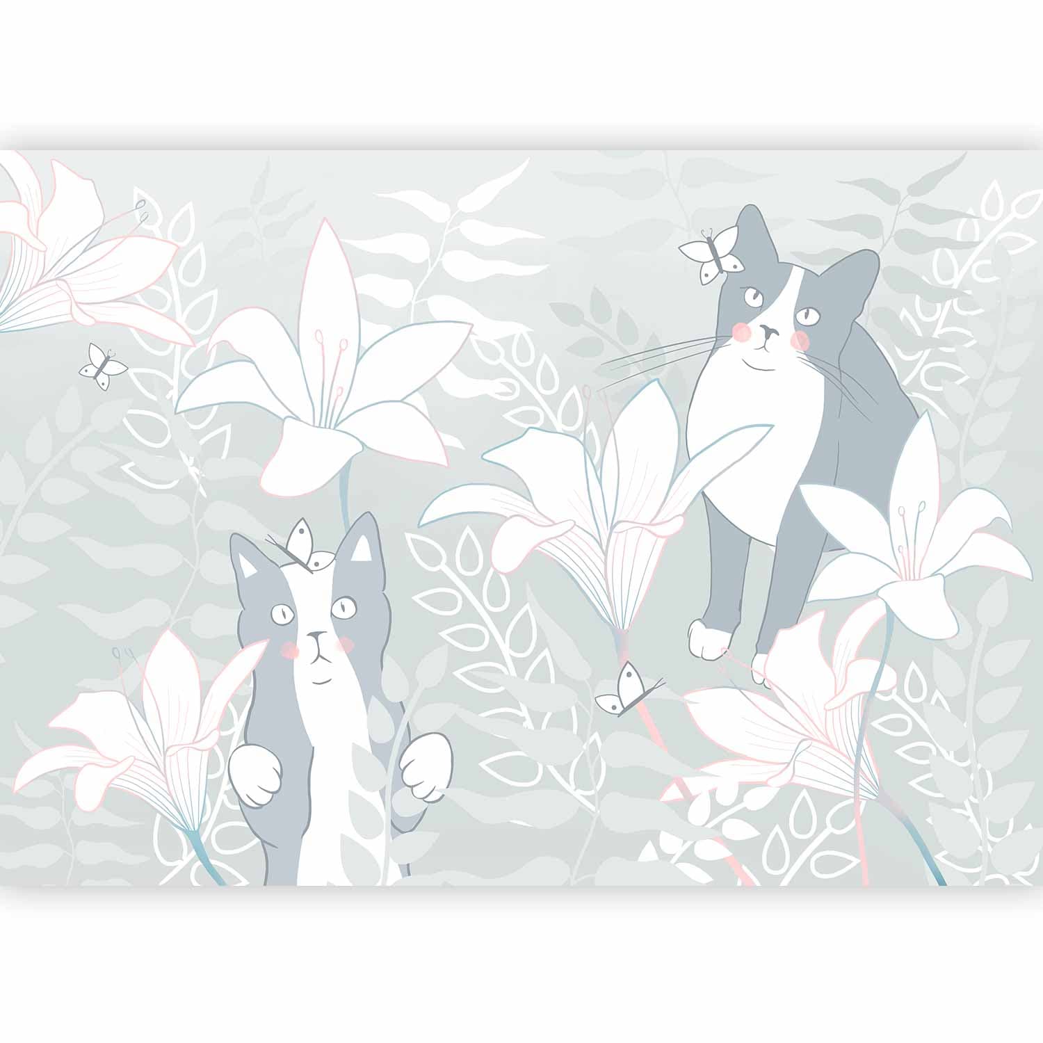 Wall mural Kocie sprawy - pierwszy wariant 100×70 cm, waterproof material