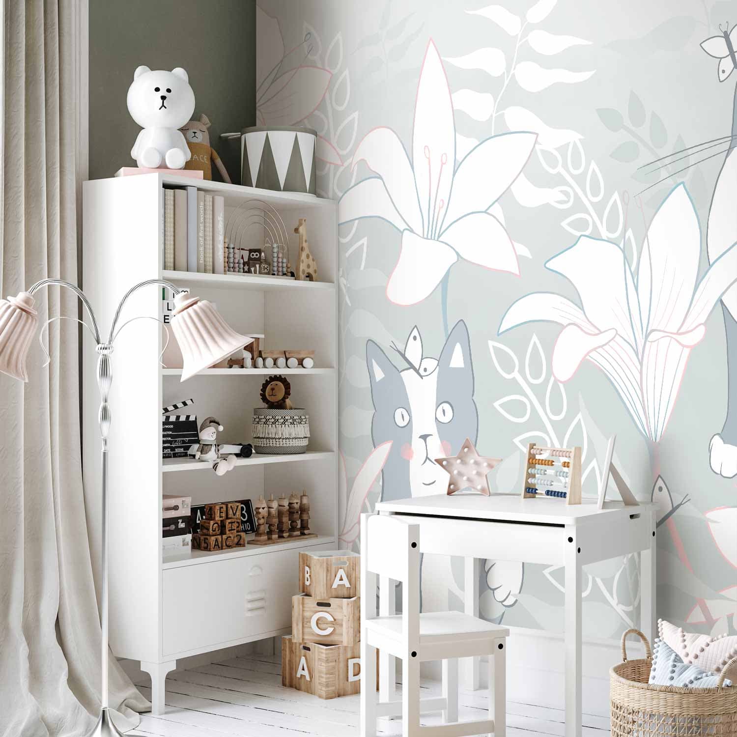 Wall mural Kocie sprawy - pierwszy wariant 100×70 cm, waterproof material