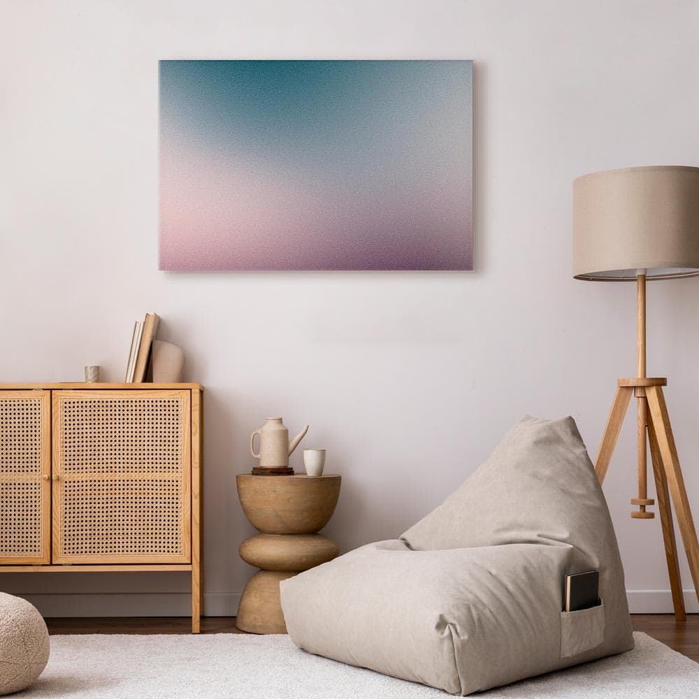 Obraz na płótnie Nostalgiczny gradient - kompozycja gradientowa w stonowanych kolorach 30×20 cm, płótno włoskie