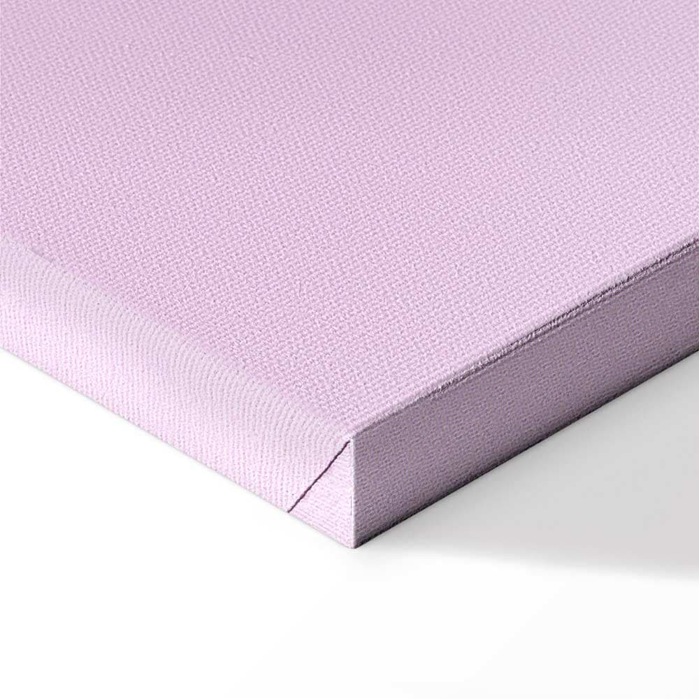 Картина на холсте Srebrne Zawiłości - płynna metaliczna figura na gradientowym tle 20×30 см, итальянский холст