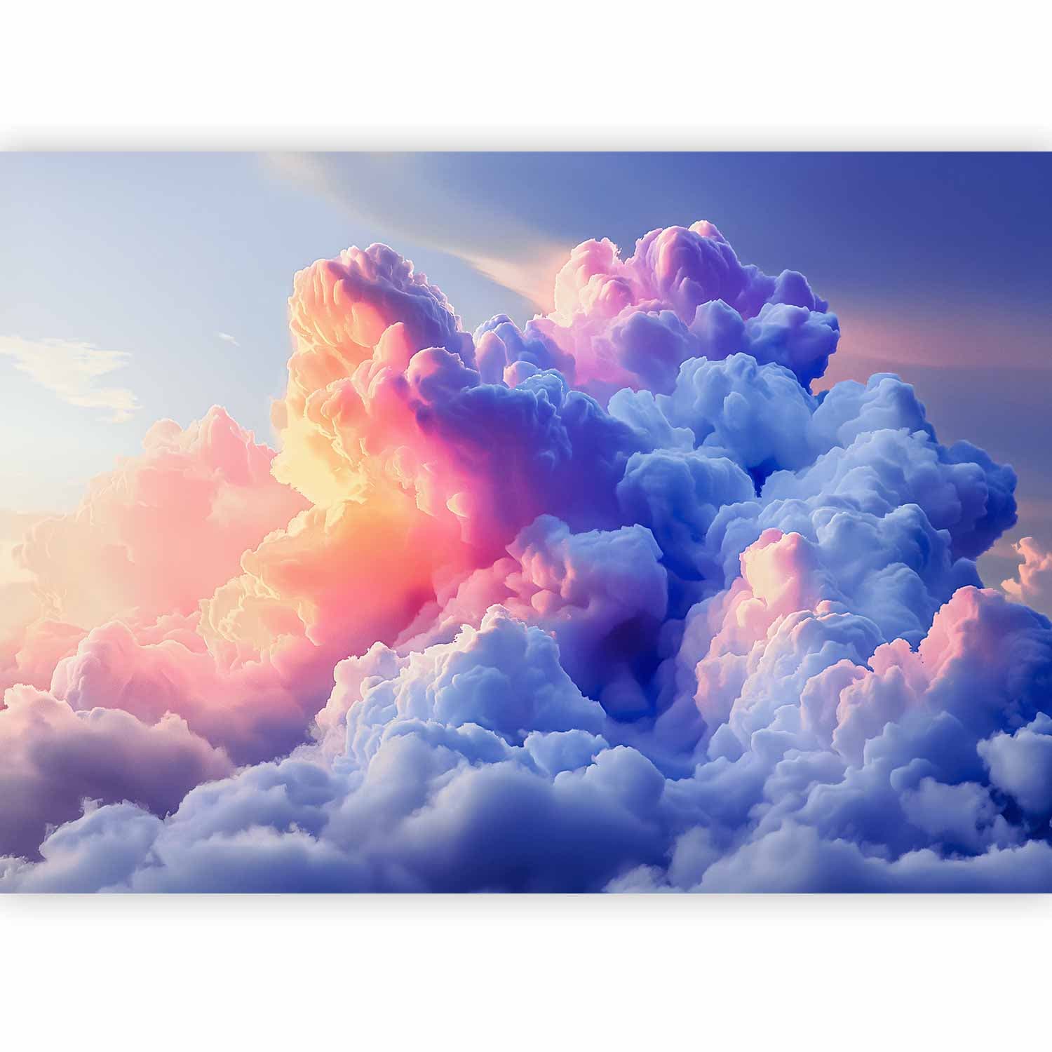 Fototapeta Chmury jak malowane: artystyczne pędzle świtu malujące nieboskłon 250x175 cm flizelina premium
