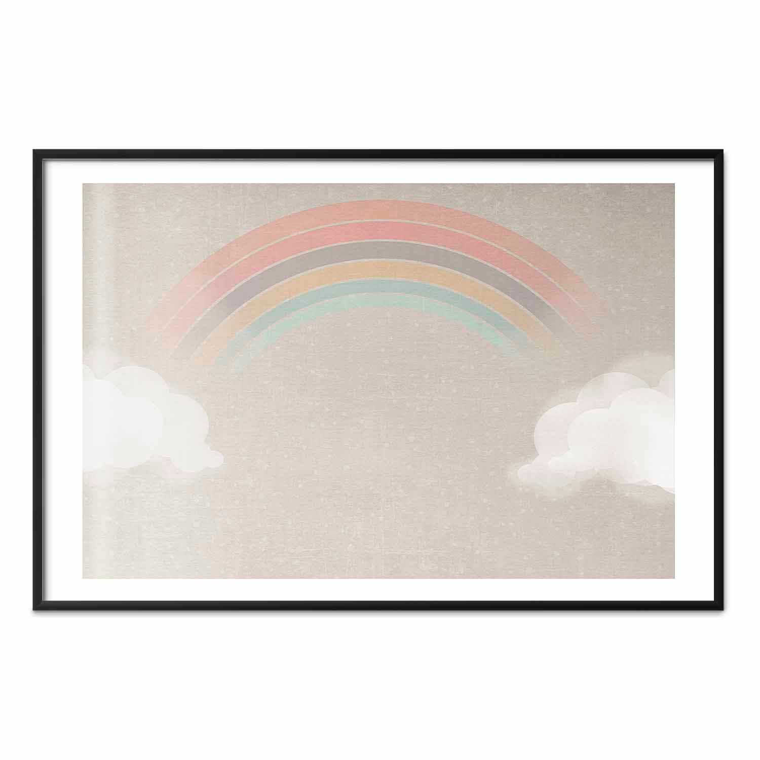 Plakat Tęcza w deszczu 30×21 cm