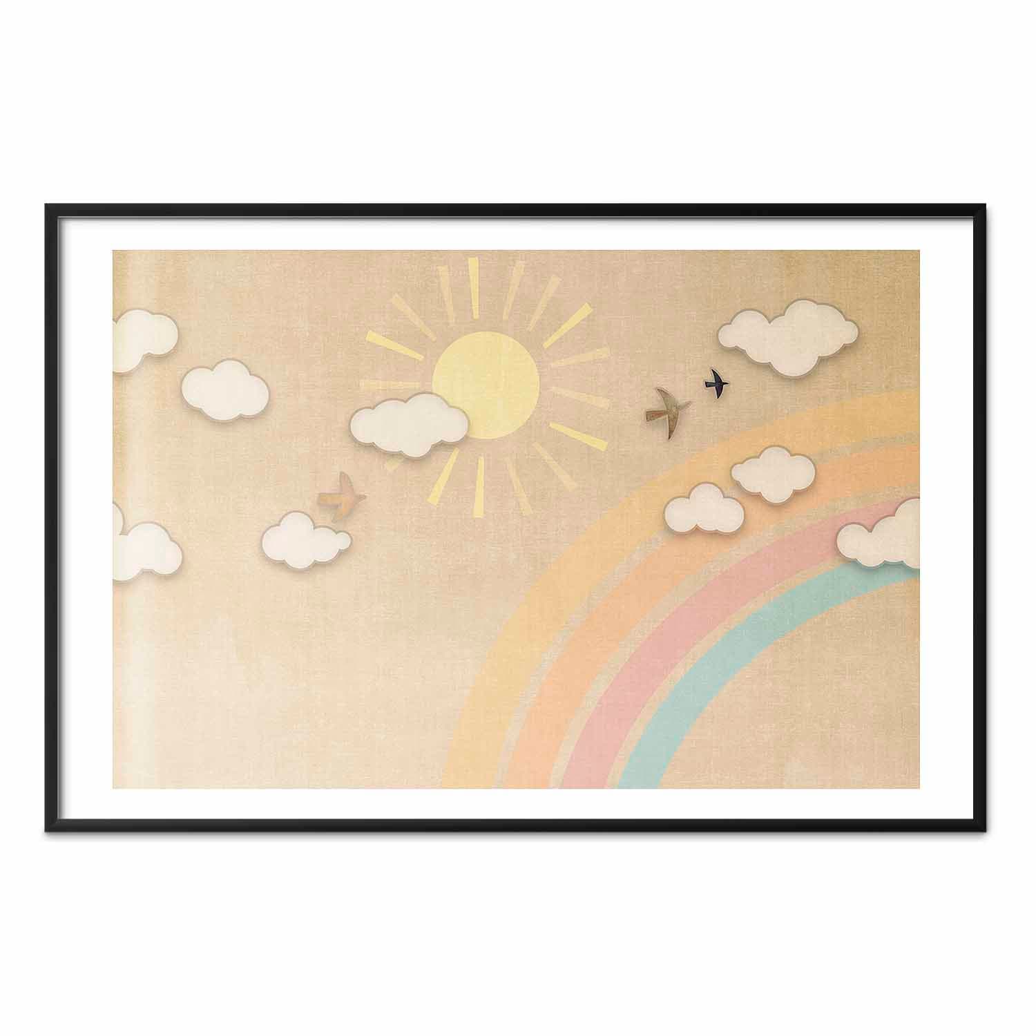 Plakat Tęczowy dzień 30×21 cm