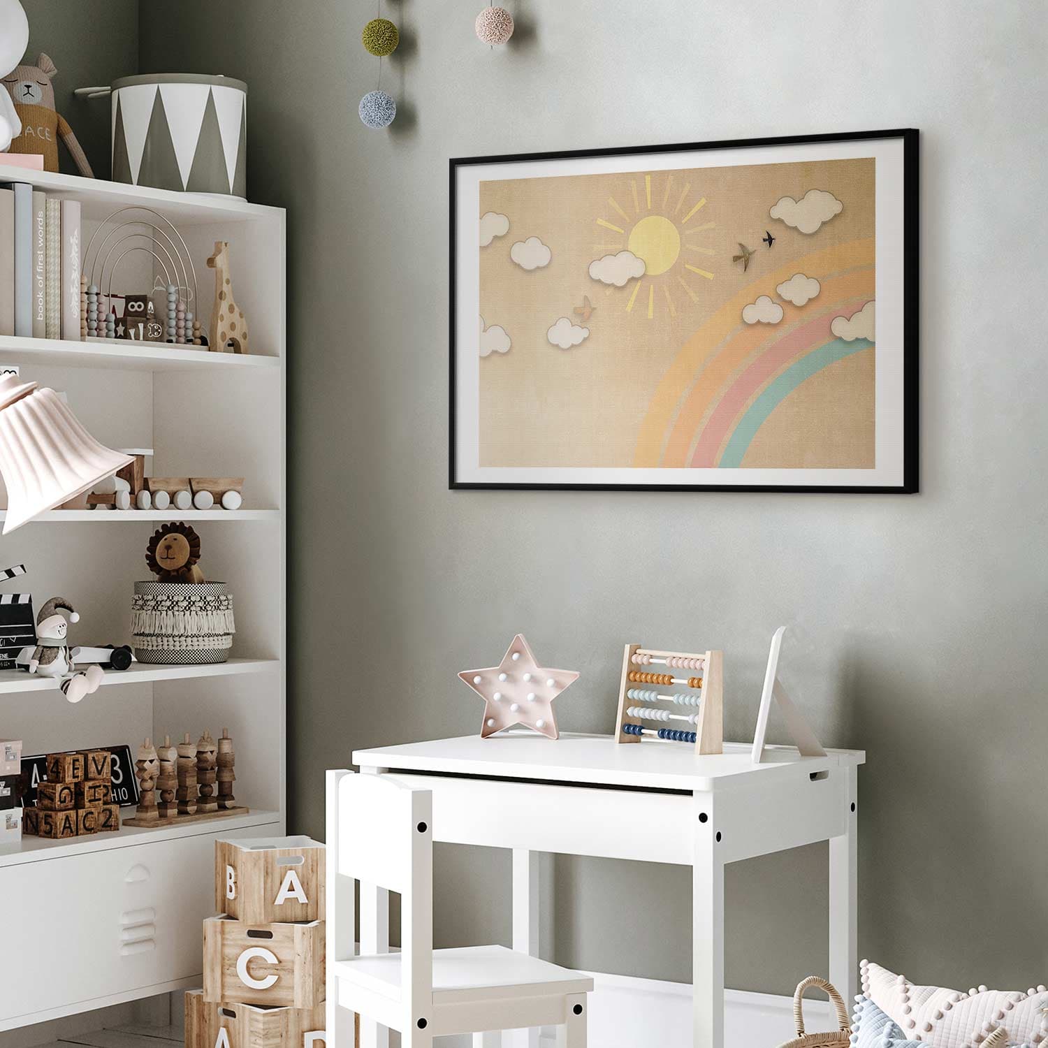 Plakat Tęczowy dzień 30×21 cm