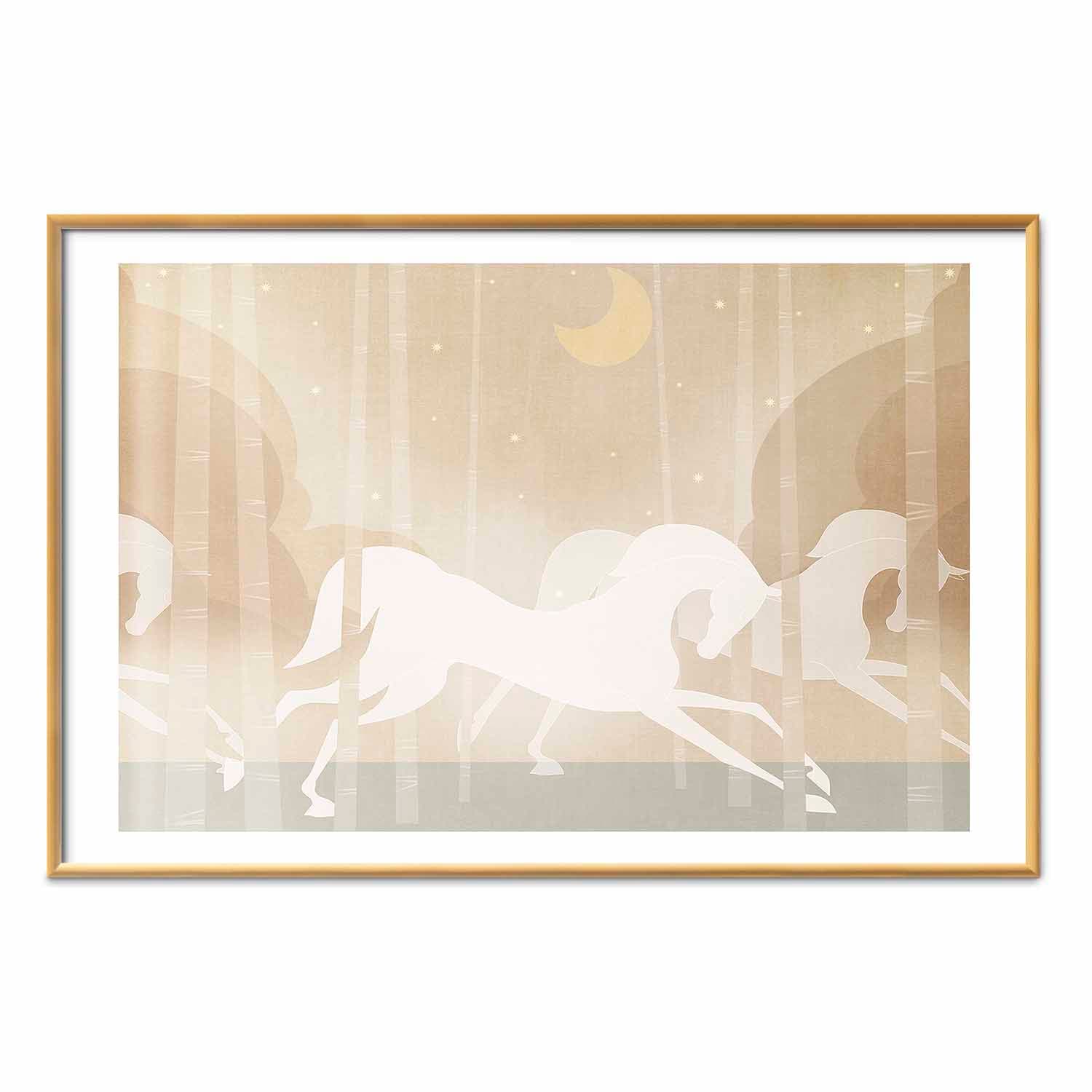 Plakat Pędzące rumaki 60×40 cm