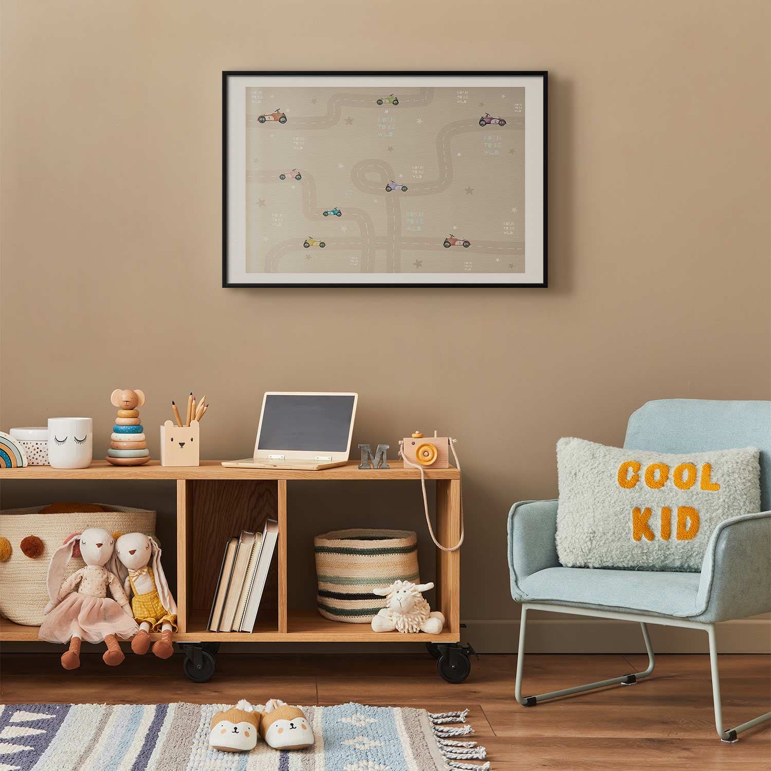 Plakat Wyścigowe autka 30×21 cm