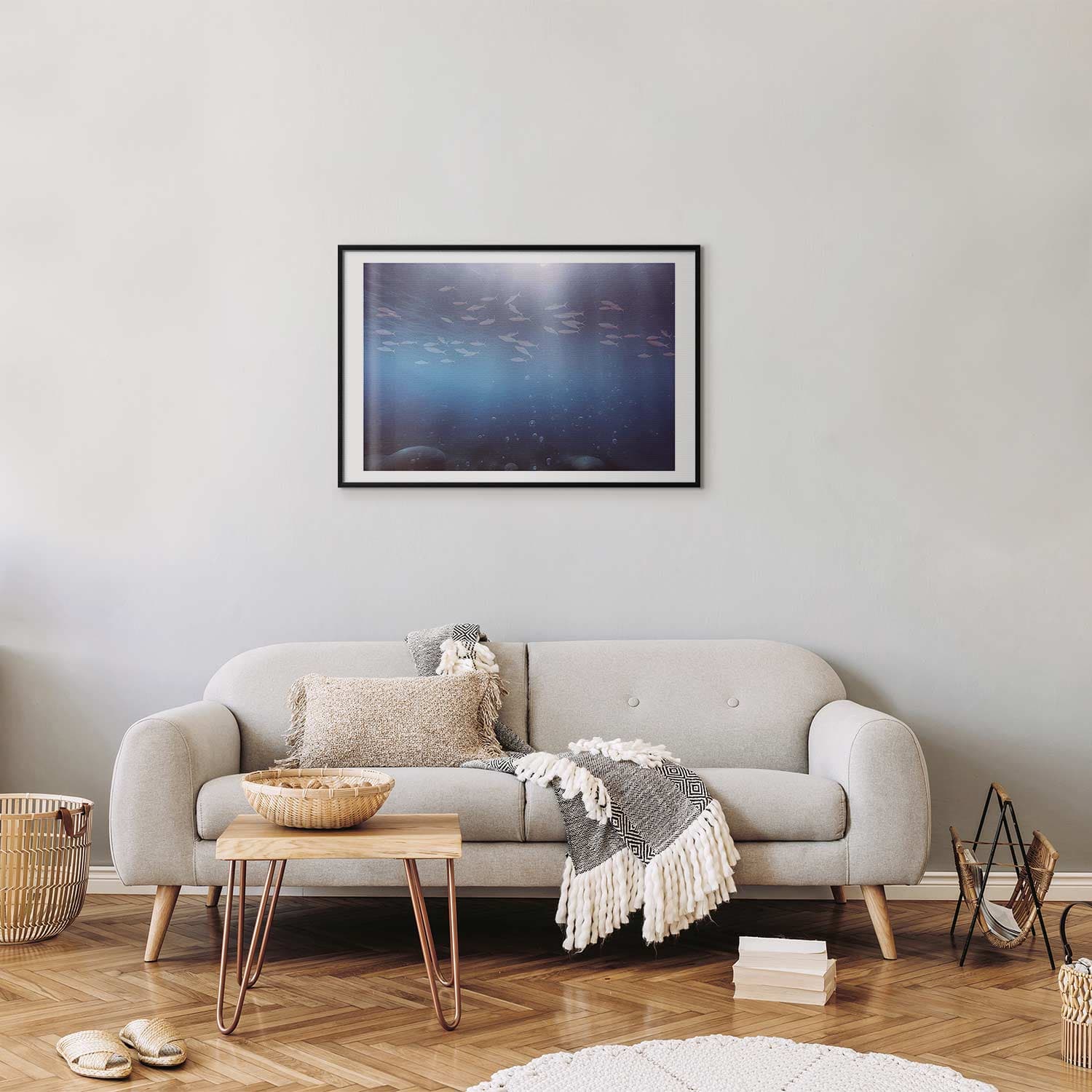 Plakat Rybki w głębinach 60×40 cm