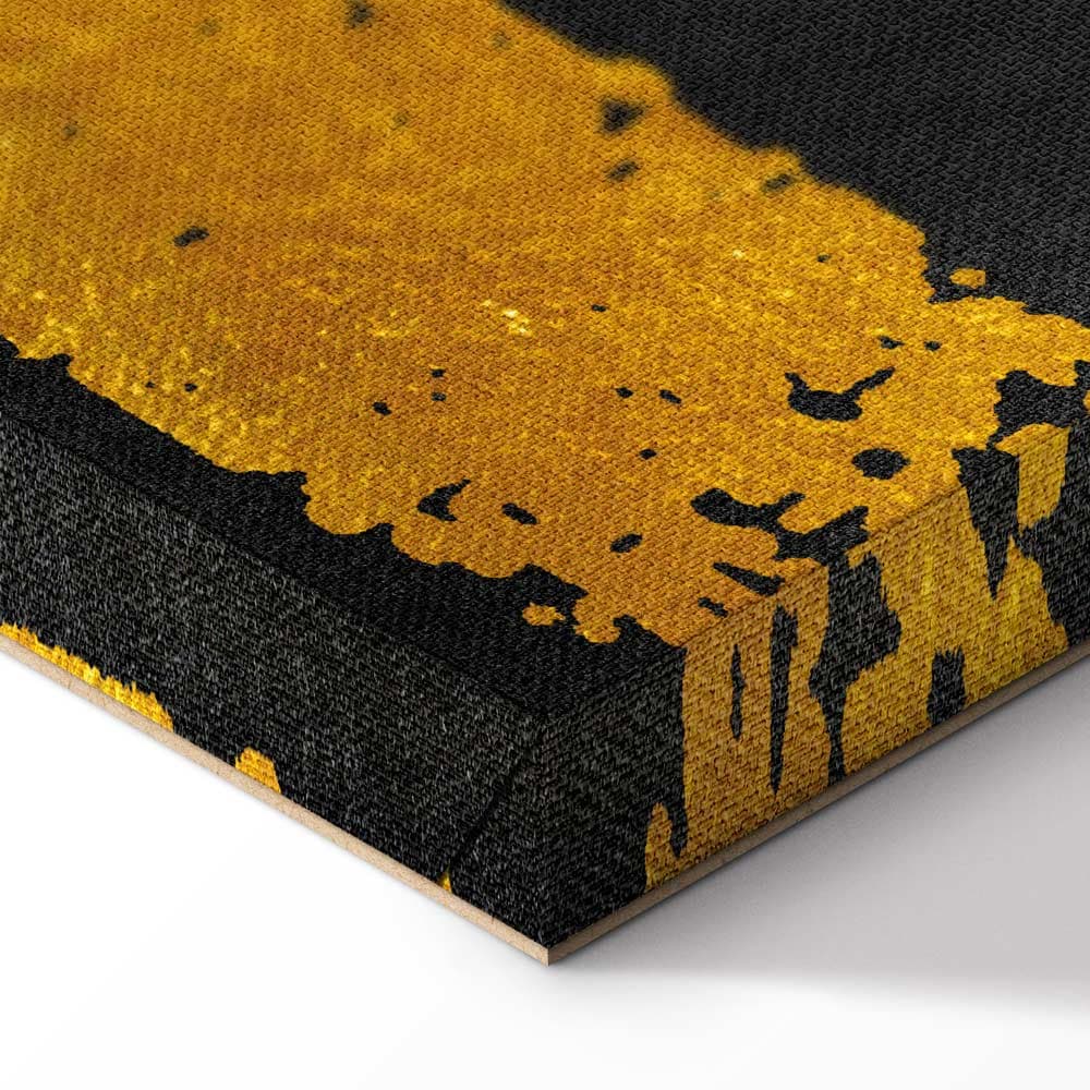 Canvas print Złota pieczęć szeroki 90×60 cm, standard canvas