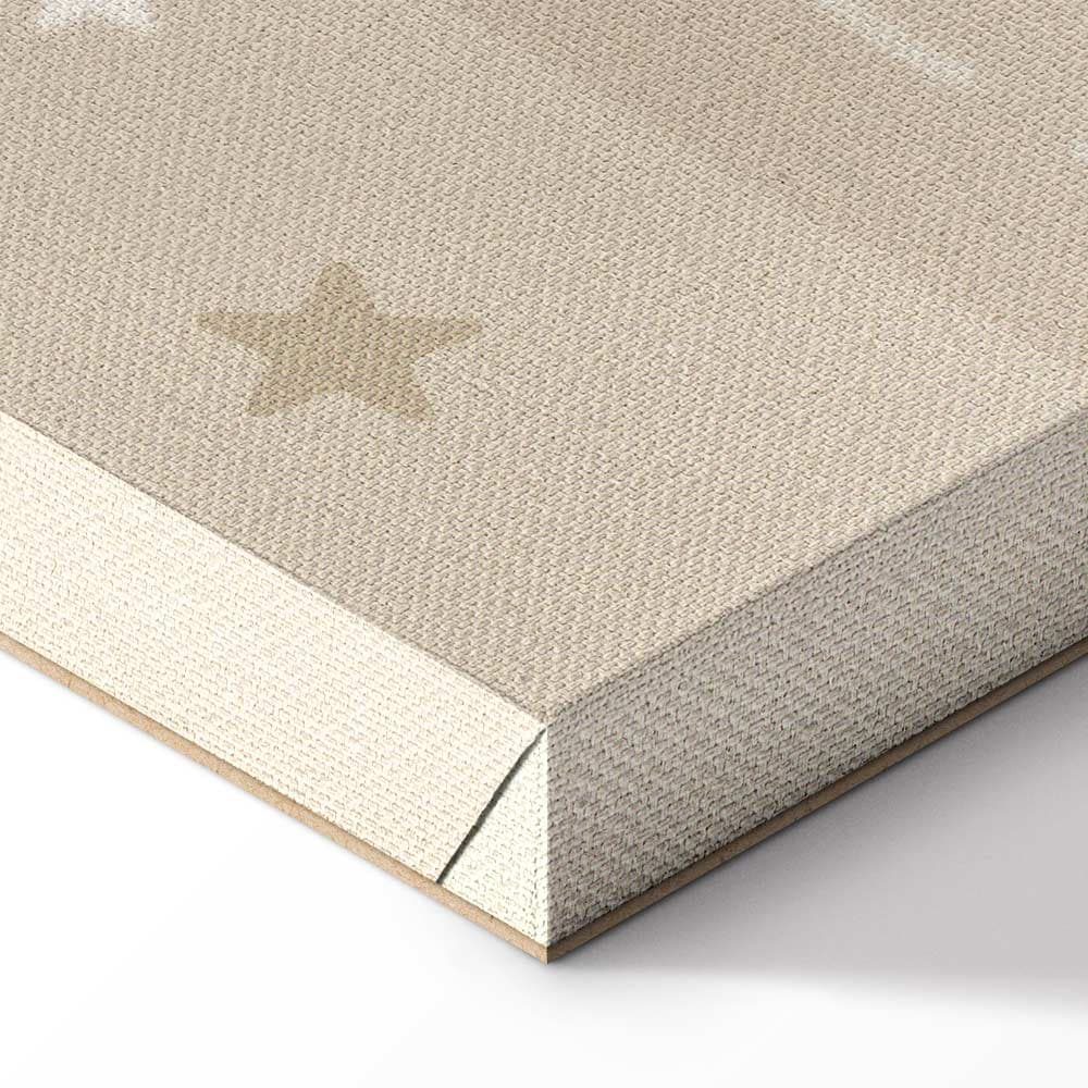 Leinwandbild Wyścig - kolorowe autka na drodze na beżowym tle z napisami 90×60 cm, Standardleinwand