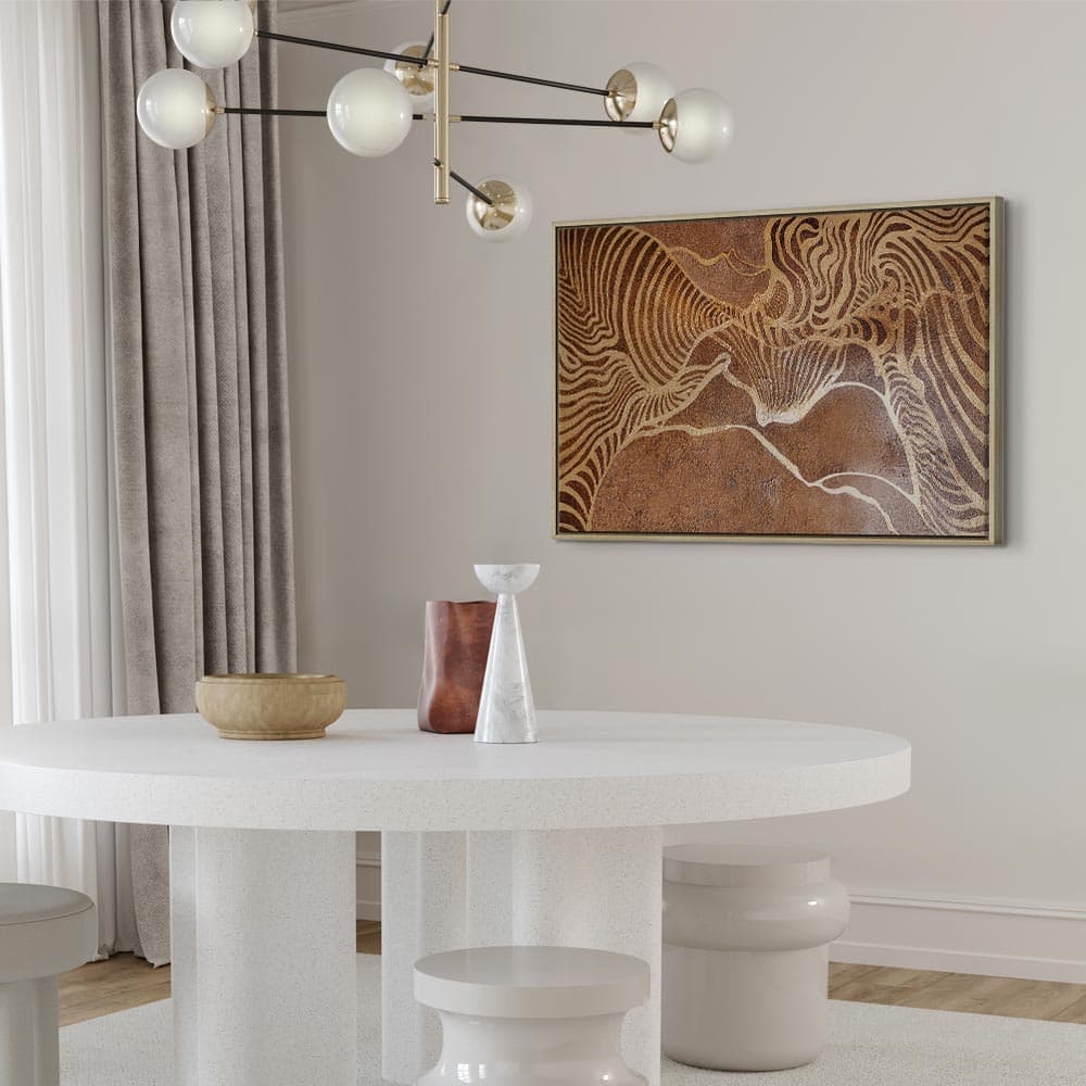 Leinwandbild Labirynt natury szeroki 120×80 cm, Standardleinwand