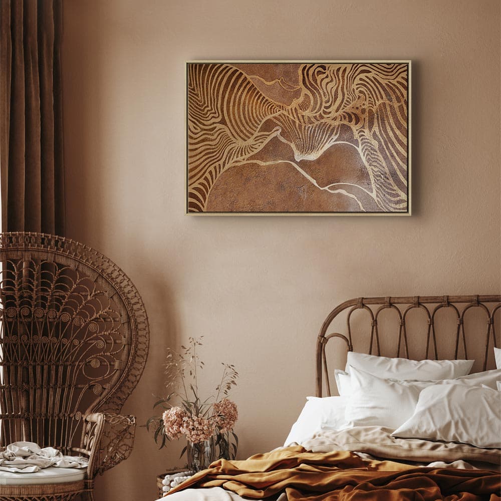 Leinwandbild Labirynt natury szeroki 120×80 cm, Standardleinwand