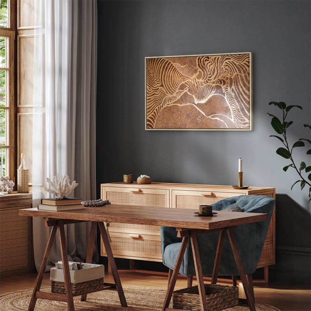Leinwandbild Labirynt natury szeroki 120×80 cm, Standardleinwand