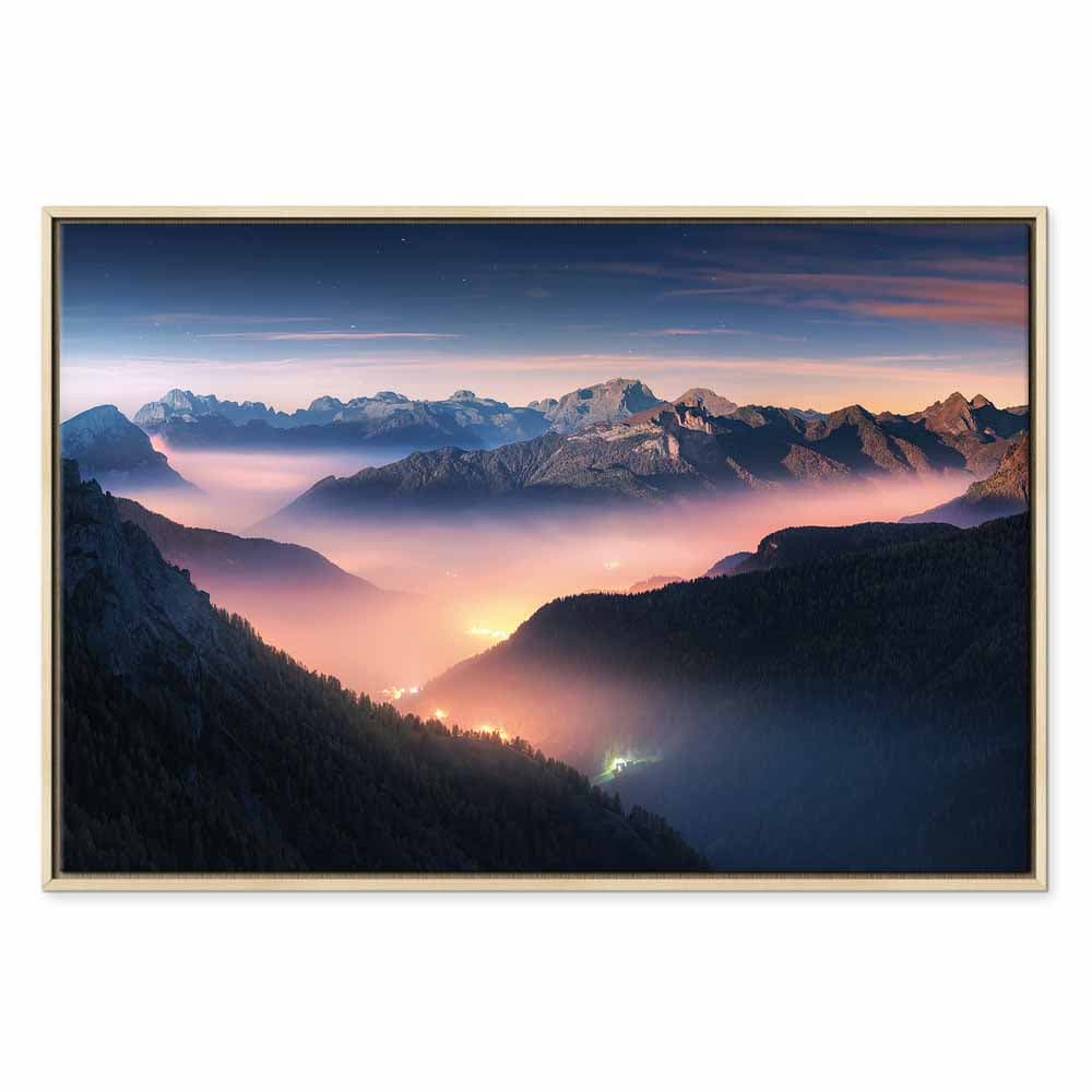 Canvas print Górskie tchnienie szeroki - pierwszy wariant 60×40 cm, standard canvas