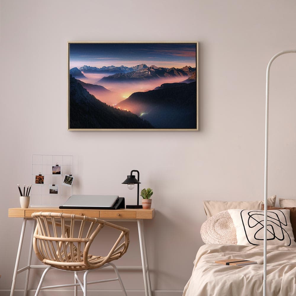 Canvas print Górskie tchnienie szeroki - pierwszy wariant 60×40 cm, standard canvas