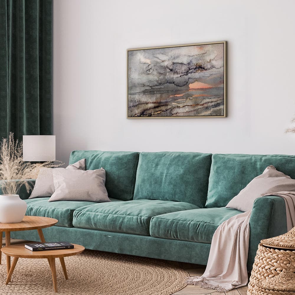 Leinwandbild Chmury połączone szeroki 90×60 cm, Standardleinwand