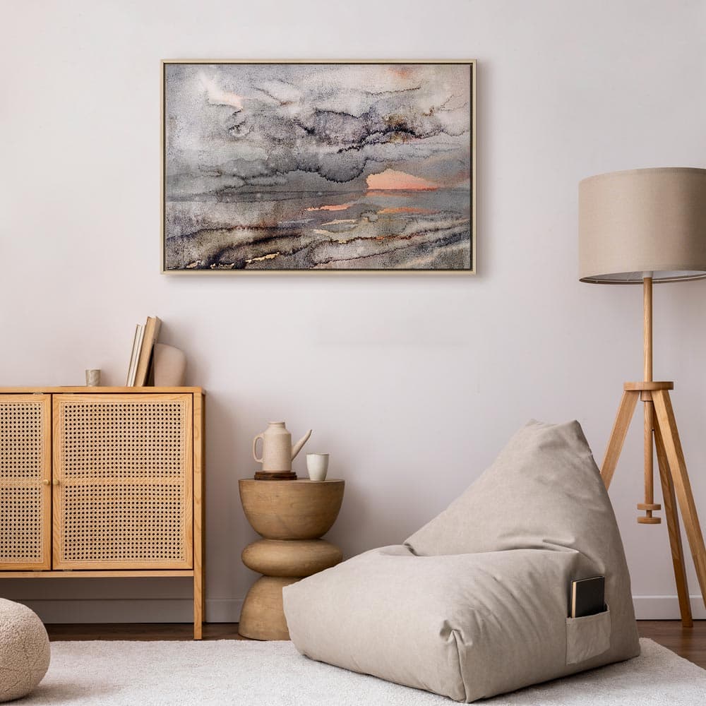 Leinwandbild Chmury połączone szeroki 90×60 cm, Standardleinwand