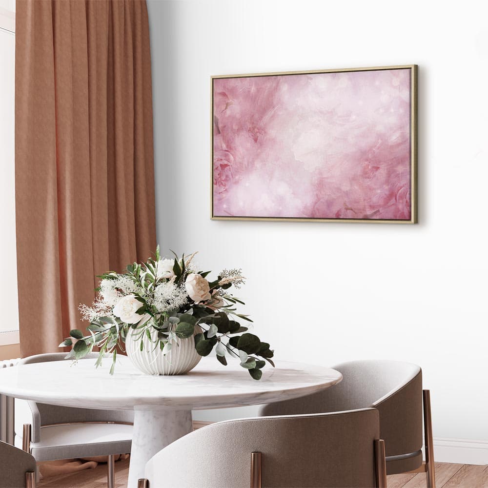 Leinwandbild Różowa siła szeroki 120×80 cm, Standardleinwand