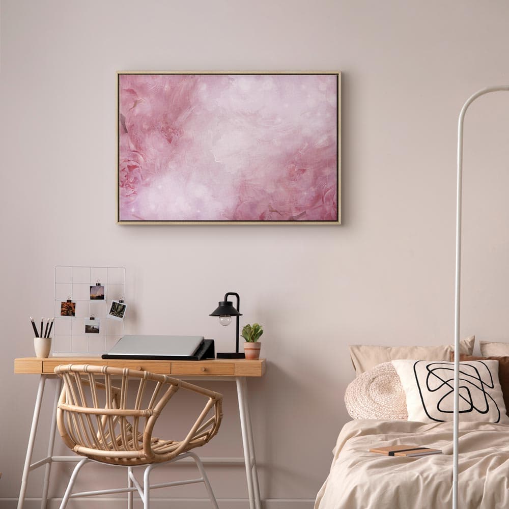 Leinwandbild Różowa siła szeroki 120×80 cm, Standardleinwand
