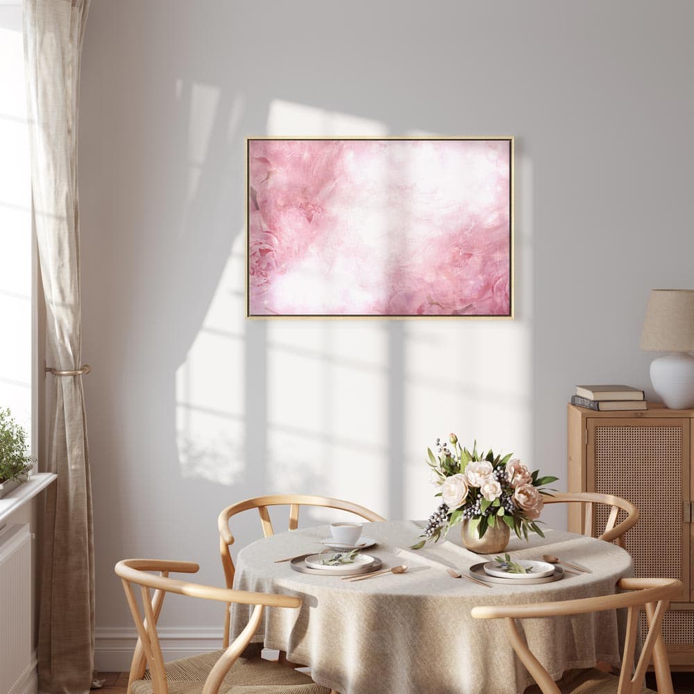 Leinwandbild Różowa siła szeroki 120×80 cm, Standardleinwand