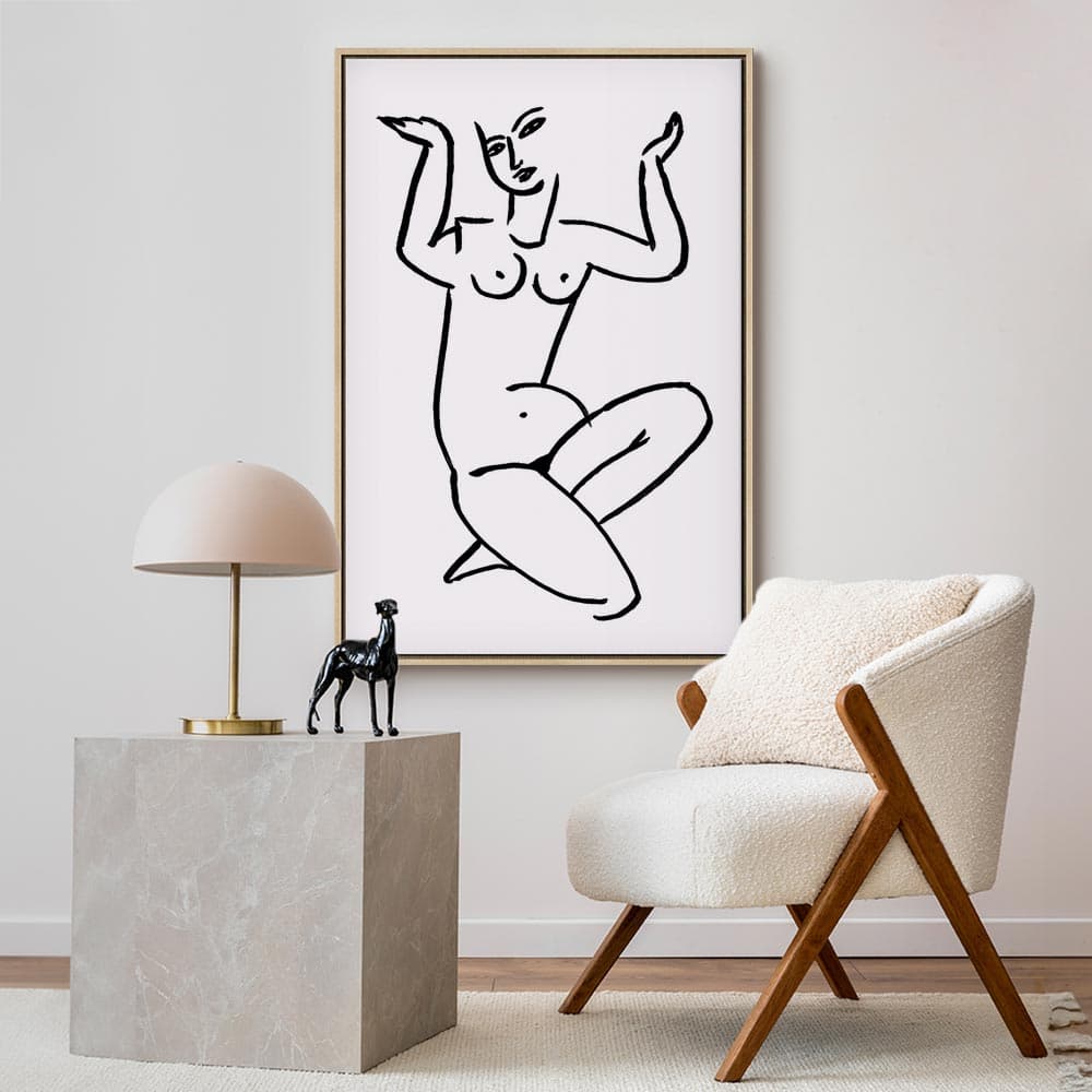 Leinwandbild Niepewna zachęta 40×60 cm, Standardleinwand