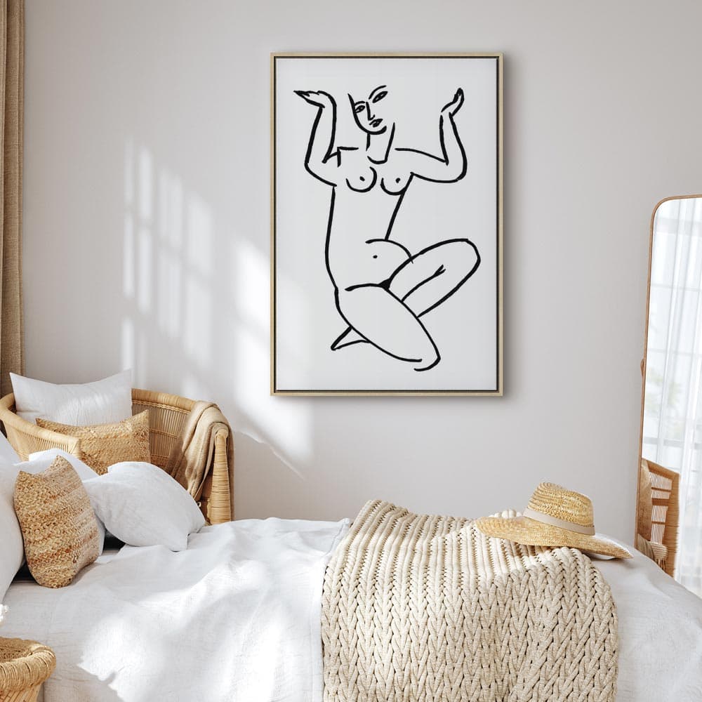 Leinwandbild Niepewna zachęta 40×60 cm, Standardleinwand