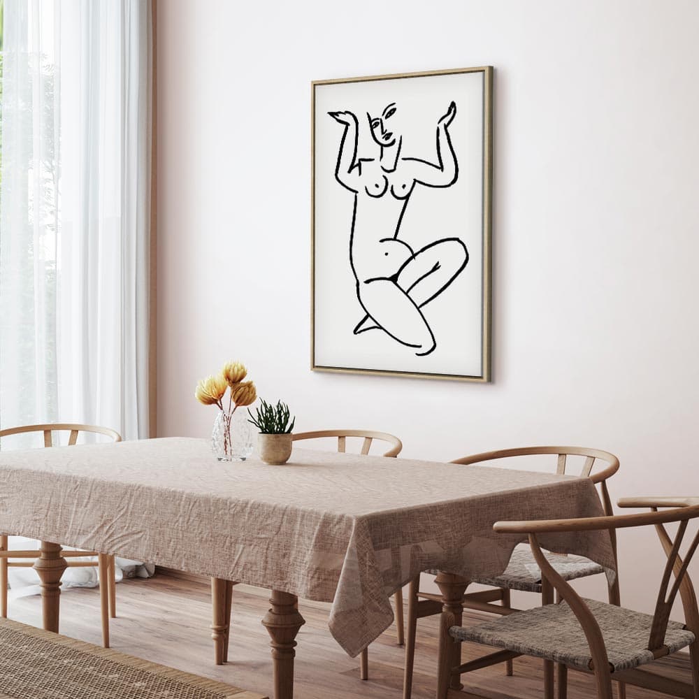 Leinwandbild Niepewna zachęta 40×60 cm, Standardleinwand