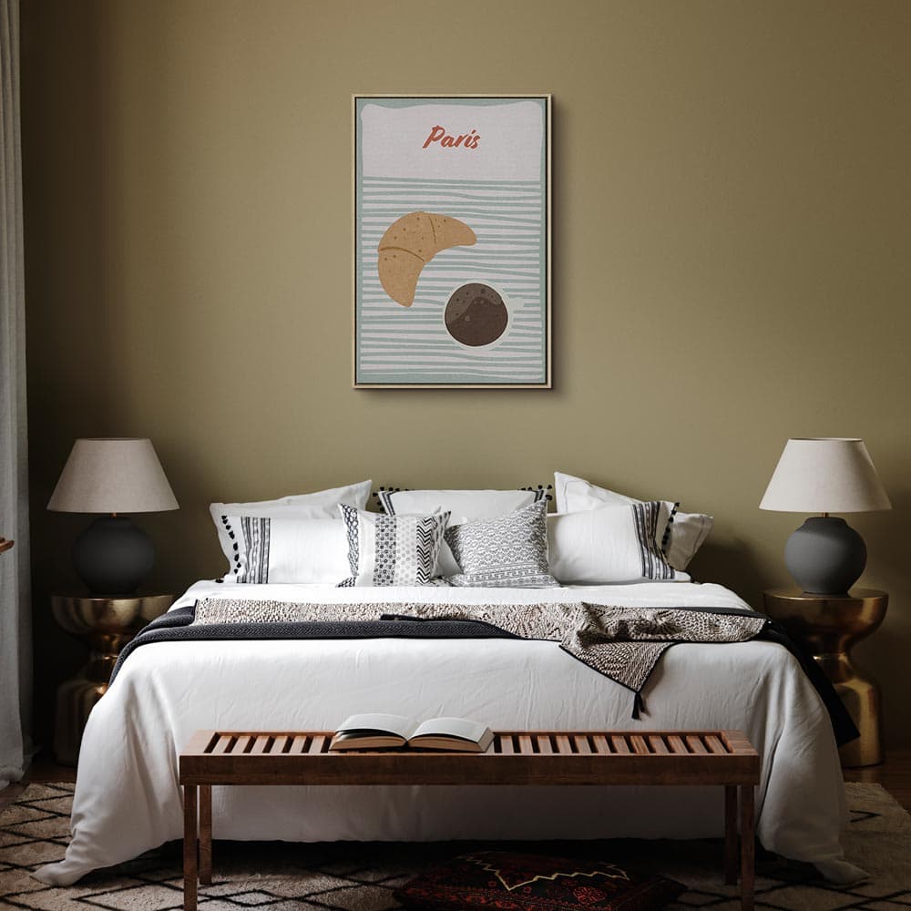 Canvas print Paryskie śniadanie 40×60 cm, standard canvas