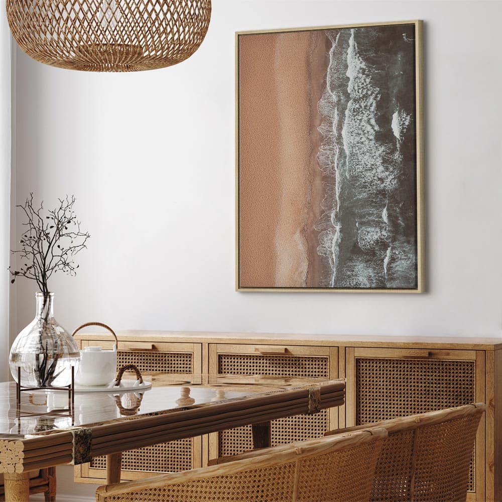 Leinwandbild Linia brzegu 80×120 cm, Standardleinwand