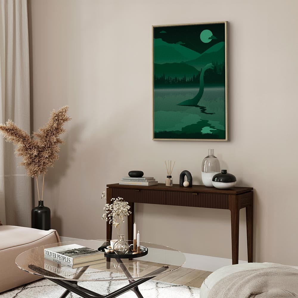 Leinwandbild Loch Ness 60×90 cm, Standardleinwand