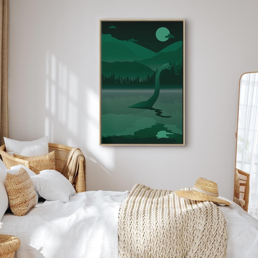 Leinwandbild Loch Ness 60×90 cm, Standardleinwand