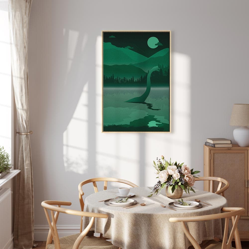 Leinwandbild Loch Ness 60×90 cm, Standardleinwand