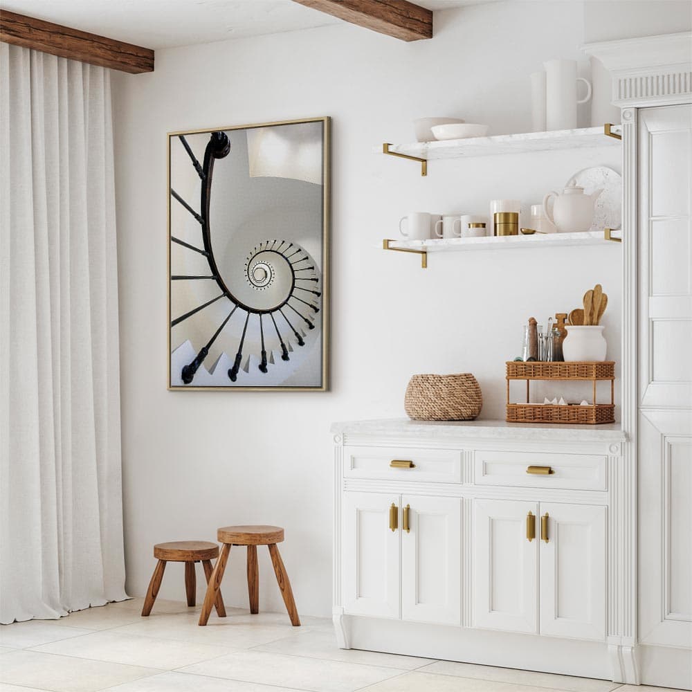 Obraz na płótnie Nieskończone schody 80×120 cm, płótno standard