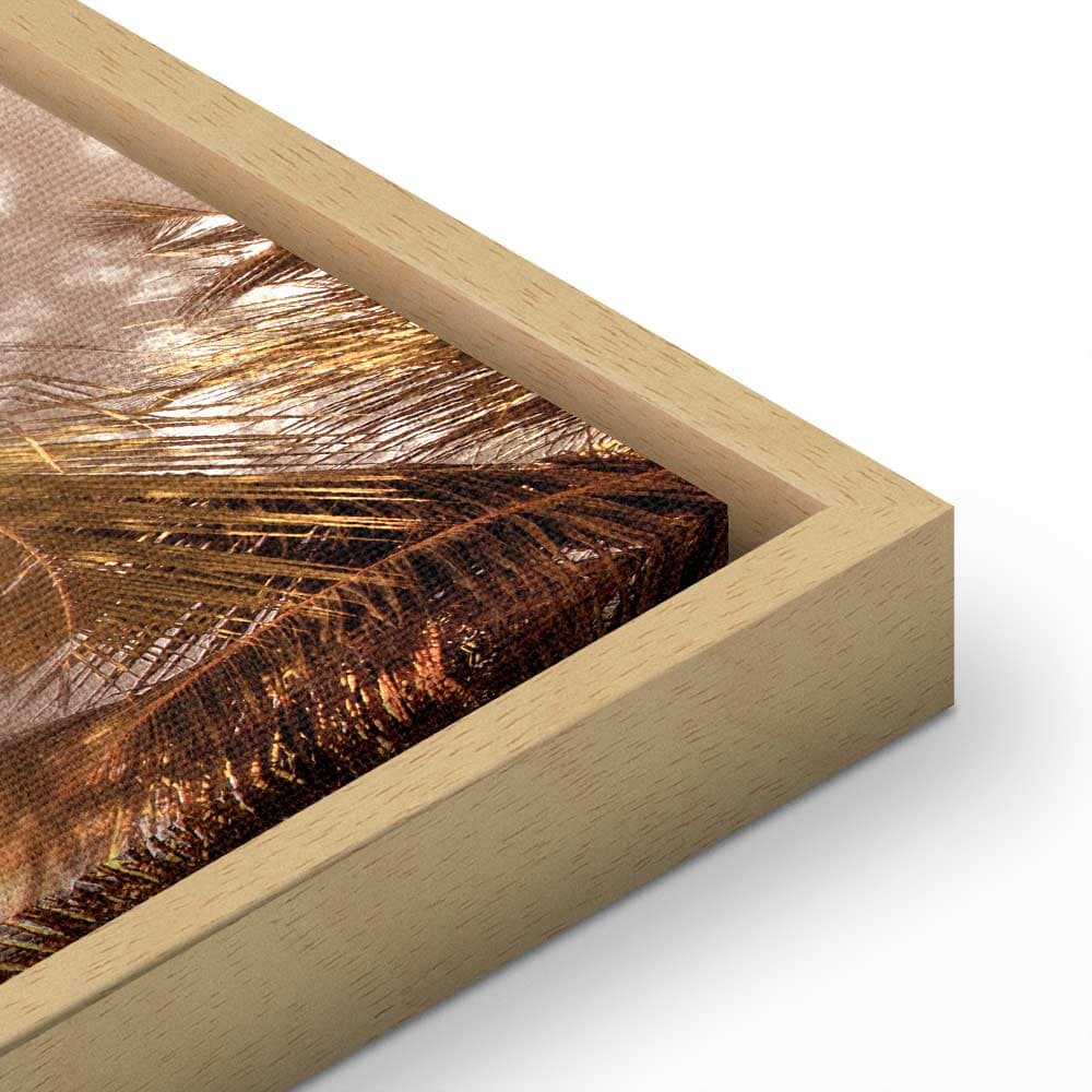 Canvas print Palmowy cień 80×120 cm, standard canvas