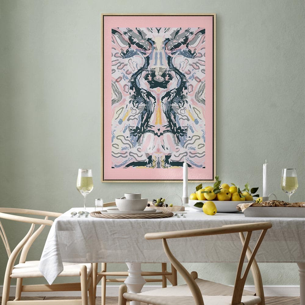 Obraz na płótnie Mantra Rorschacha 60×90 cm, płótno standard