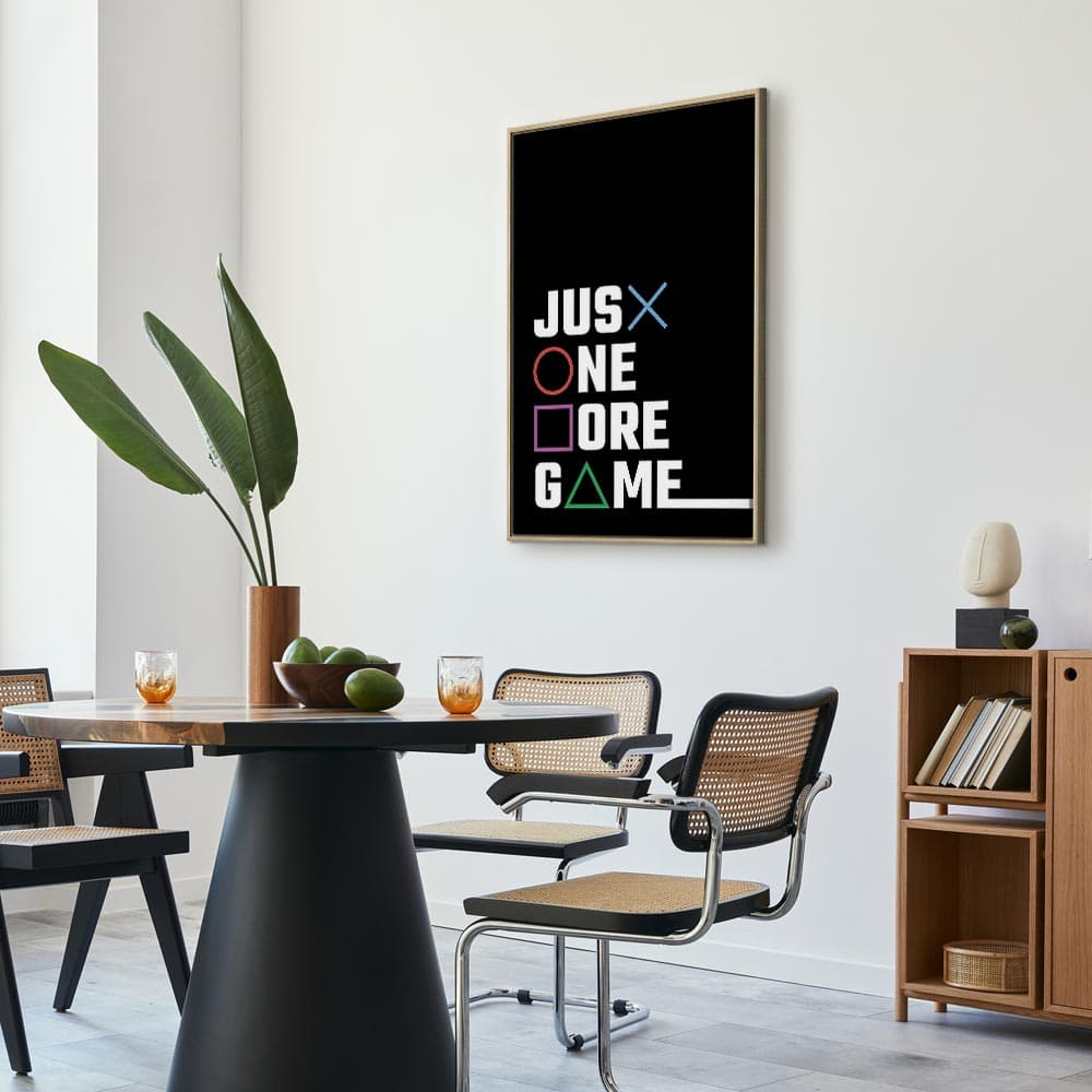 Canvas print Binge Gaming 60×90 cm, standard canvas