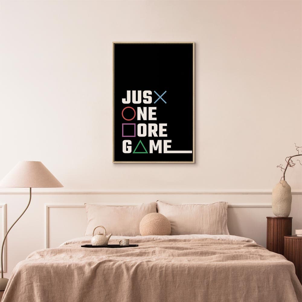 Canvas print Binge Gaming 60×90 cm, standard canvas