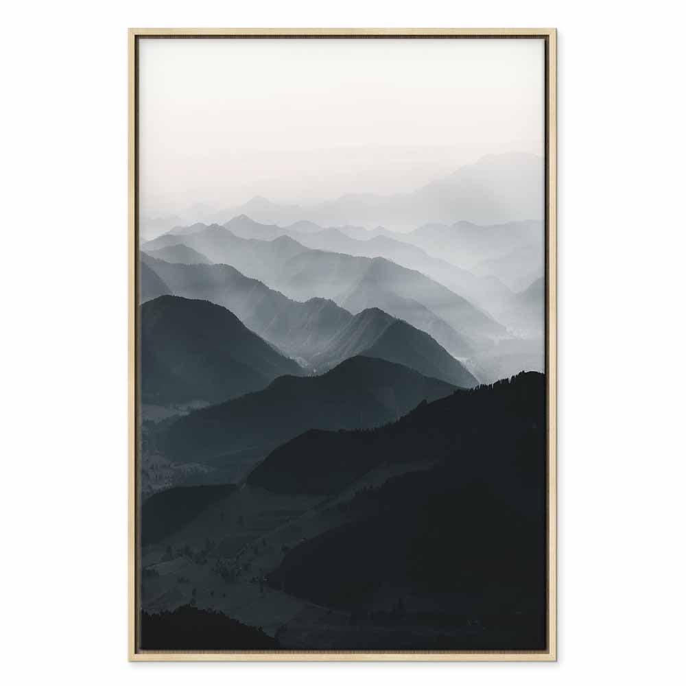 Картина на холсте Równoległe grzbiety 80×120 см, стандартный холст