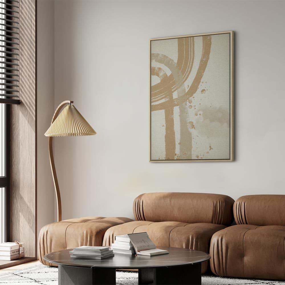 Leinwandbild Beżowy minimalizm 40×60 cm, Standardleinwand