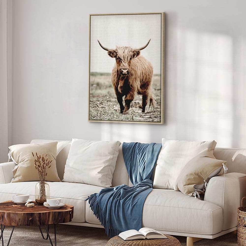 Leinwandbild Młody rogacz 60×90 cm, Standardleinwand