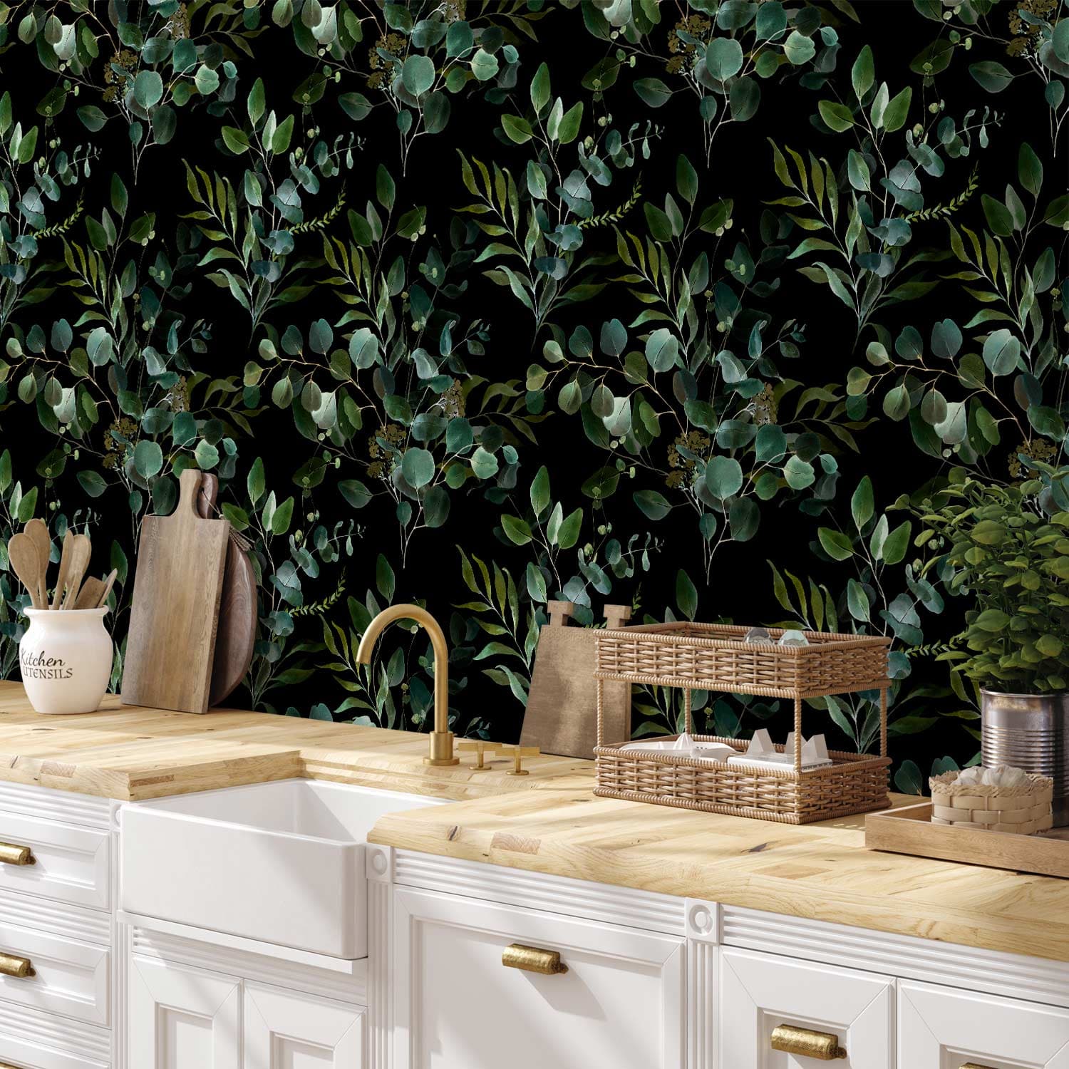 Wallpaper Malowana przyroda 50×1000 cm, waterproof material