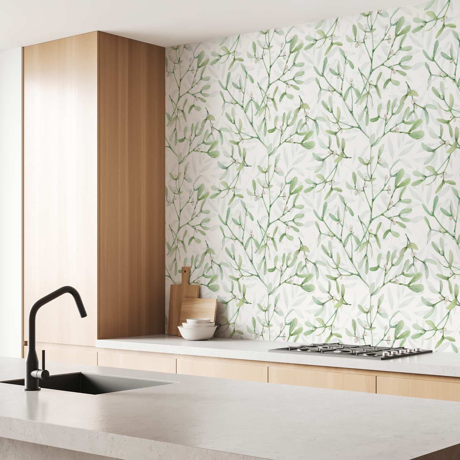 Wallpaper Pod jemiołą 50×1000 cm, waterproof material