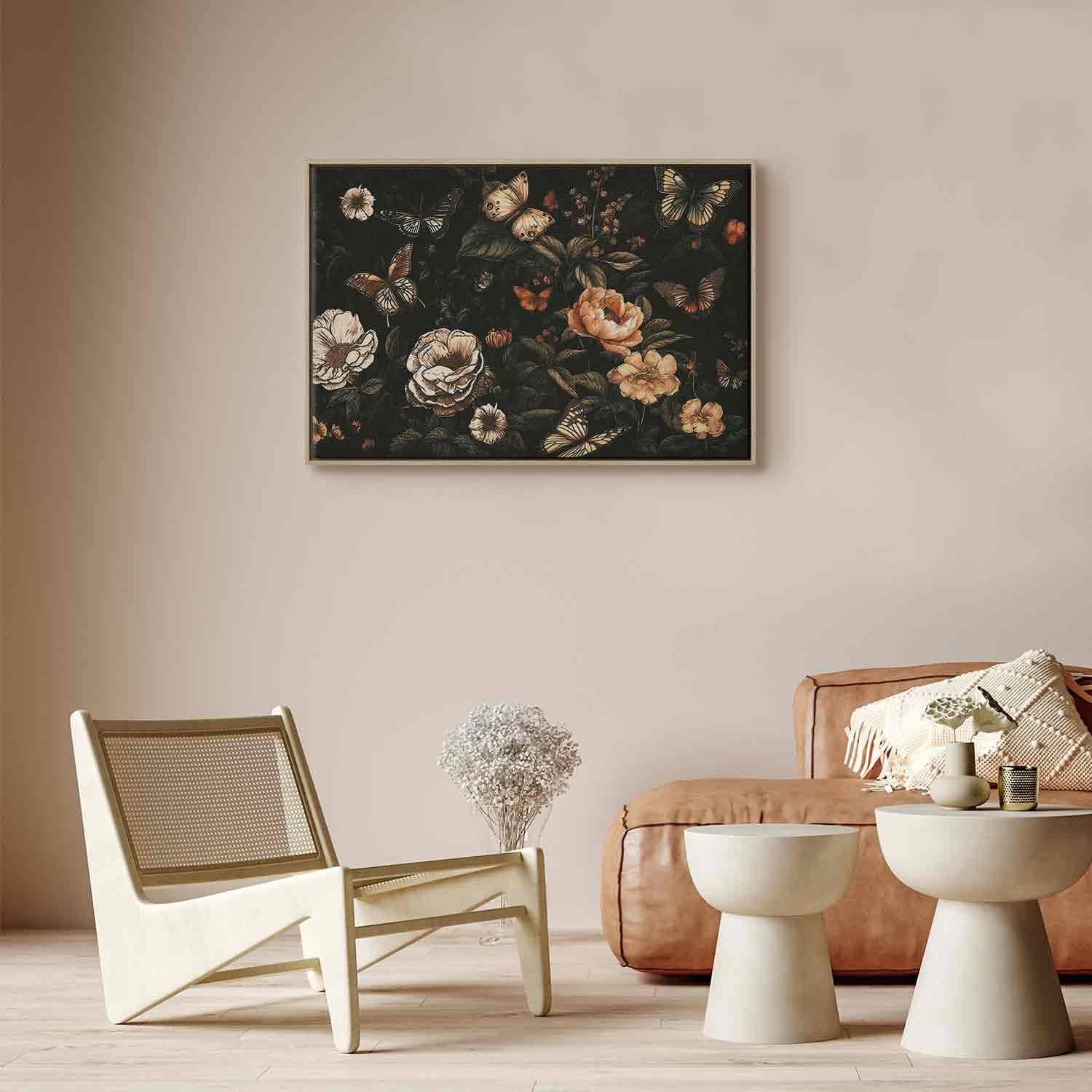 Leinwandbild Rustykalny ogród 90×60 cm, Standardleinwand